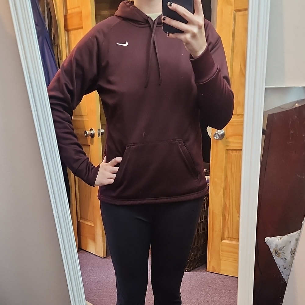 Nike Burgundy Hoodie